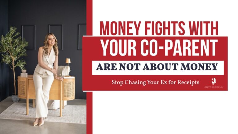 Annette Sanchez, Florida family law attorney, video: Money and Kids: Stop Chasing Your Ex for Receipts